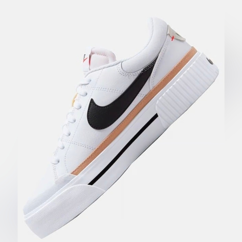 Nike Court Legacy Lift Platform Sneakers Size 9 Like New MSRP $94.99 - Picture 2 of 12